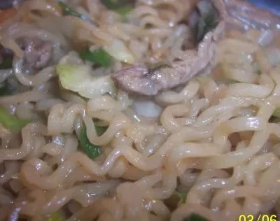 Easy Asian Beef & Noodles -Ww Recipe