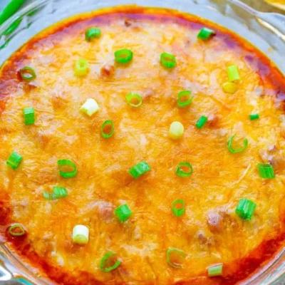 Easy Baked Layered Chili Cheese Dip