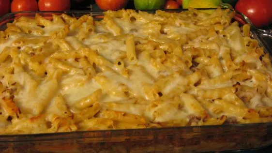 Easy & Cheesy Baked Ziti