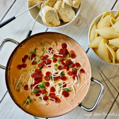 Easy Cheesy Pizza Fondue