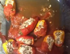 Easy Cheesy Stuffed Mini Peppers Recipe