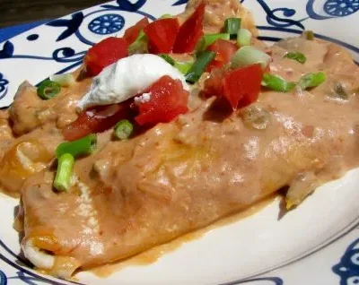 Easy Chicken And Cheese Enchiladas