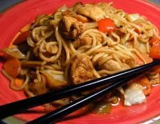 Easy Chicken Yakisoba Noodles Recipe