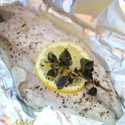 Easy Grilled Fish Fillet In Foil Packets