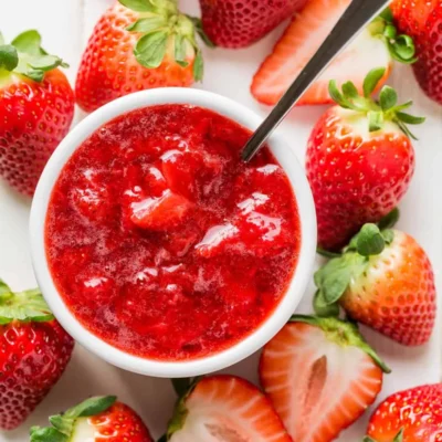 Easy Homemade Strawberry Sauce Recipe