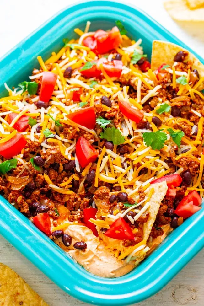 Easy Layered Taco Dip