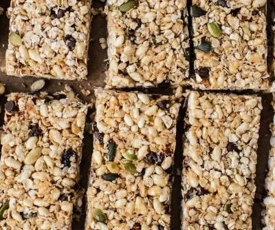 Easy No-Bake Whole-Grain Granola Bars Recipe