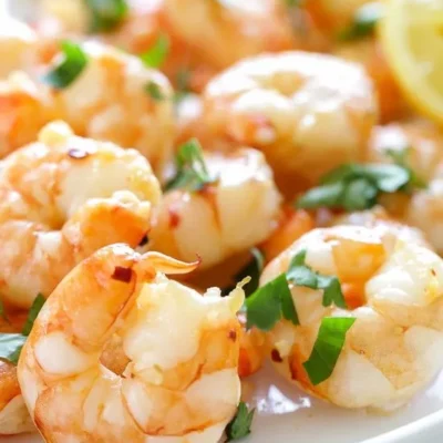 Easy Roasted Lemon-Garlic Shrimp