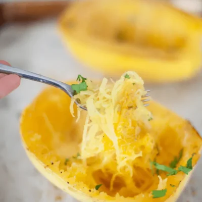 Easy Roasted Spaghetti Squash Recipe