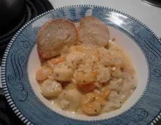 Easy Shrimp And Scallop In White Wine Sauce