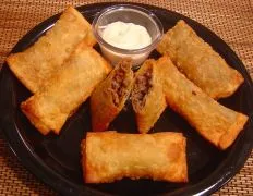 Easy Steak And Cheese Egg Rolls
