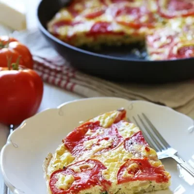 Easy Tomato and Zucchini Frittata Recipe for a Healthy Breakfast