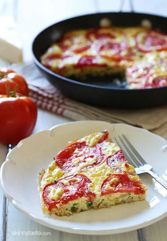 Easy Tomato and Zucchini Frittata Recipe for a Healthy Breakfast
