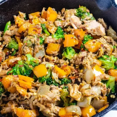 Easy Tuna Orange Stir Fry