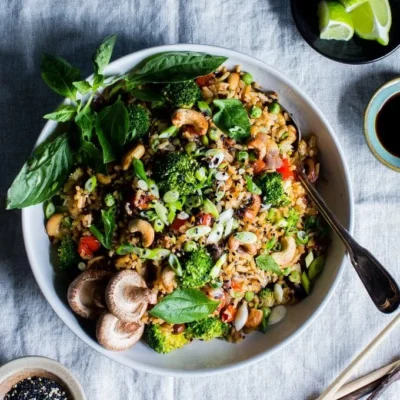 Easy Vegetarian Cashew And Pea Rice Recipe