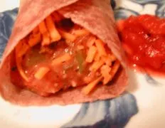 Easy Veggie Burrito For One Vegan