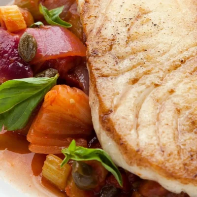 Easy And Healthy Halibut Stir-Fry With Fresh Vegetables Recipe