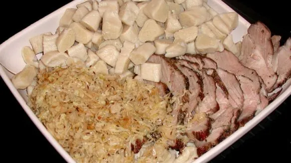Ed & Sandis Pork Roast And Dumplings W