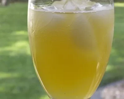 Effervescent Tropical Bliss Cocktail