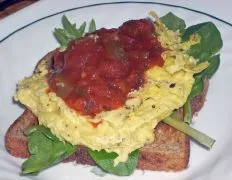 Egg And Salsa On Toast