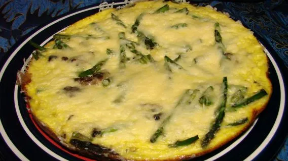 Emmentaler And Asparagus Frittata