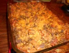 Fast Hamburger Casserole With A Mexican Twist