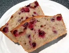 Festive Cranberry Banana Bread