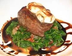 Filet Mignon With Goat Cheese And Balsamic