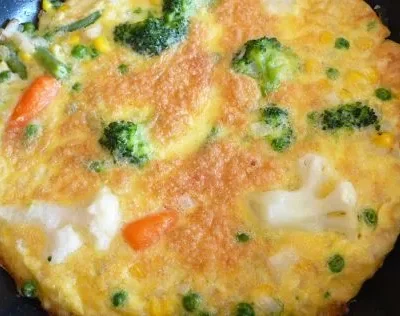 Flat Omelet For A Stress Free Life