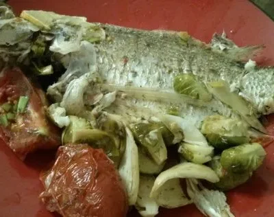 French Style Roasted Perch With Fennel