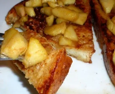 French Toast With Apple Sizzle Foodfit