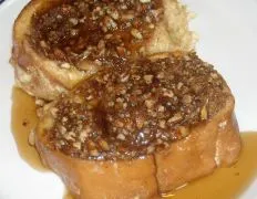 French Toast With Praline Topping