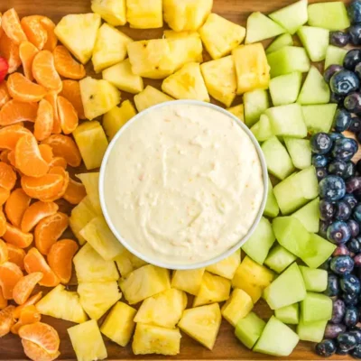 Fresh Fruit With Dipping Sauce