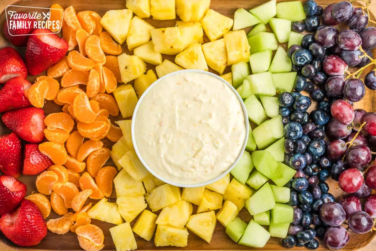 Fresh Fruit With Dipping Sauce