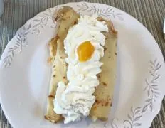 Fresh Peach Crepes Filling