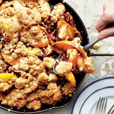 Fresh Peach Pastry Pie