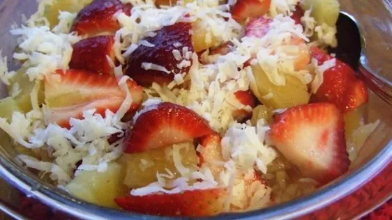 Fresh Strawberry and Coconut Bliss Salad Recipe