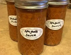 Fresh Tomato Spaghetti Sauce