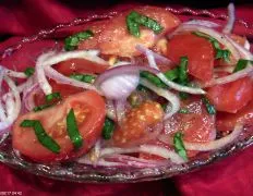 Fresh And Juicy Heirloom Tomato Salad Recipe