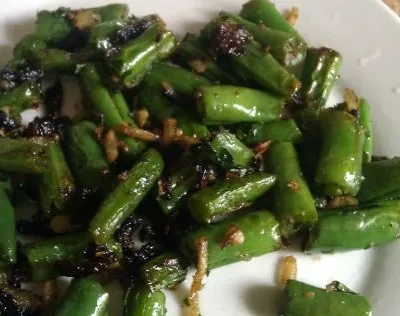 Fried Green Beans With Coconut