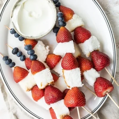 Fruit Kabobs With Dip