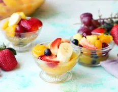 Fruit Salad With Pudding