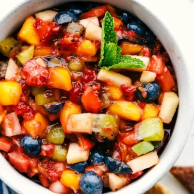 Fruit Salsa With Cinnamon Chips
