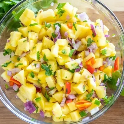 Fruit Salsa With Pineapple And Mango