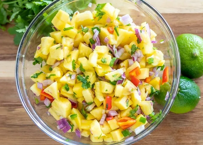Fruit Salsa With Pineapple And Mango