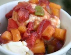 Fruity Ice Cream Salsa