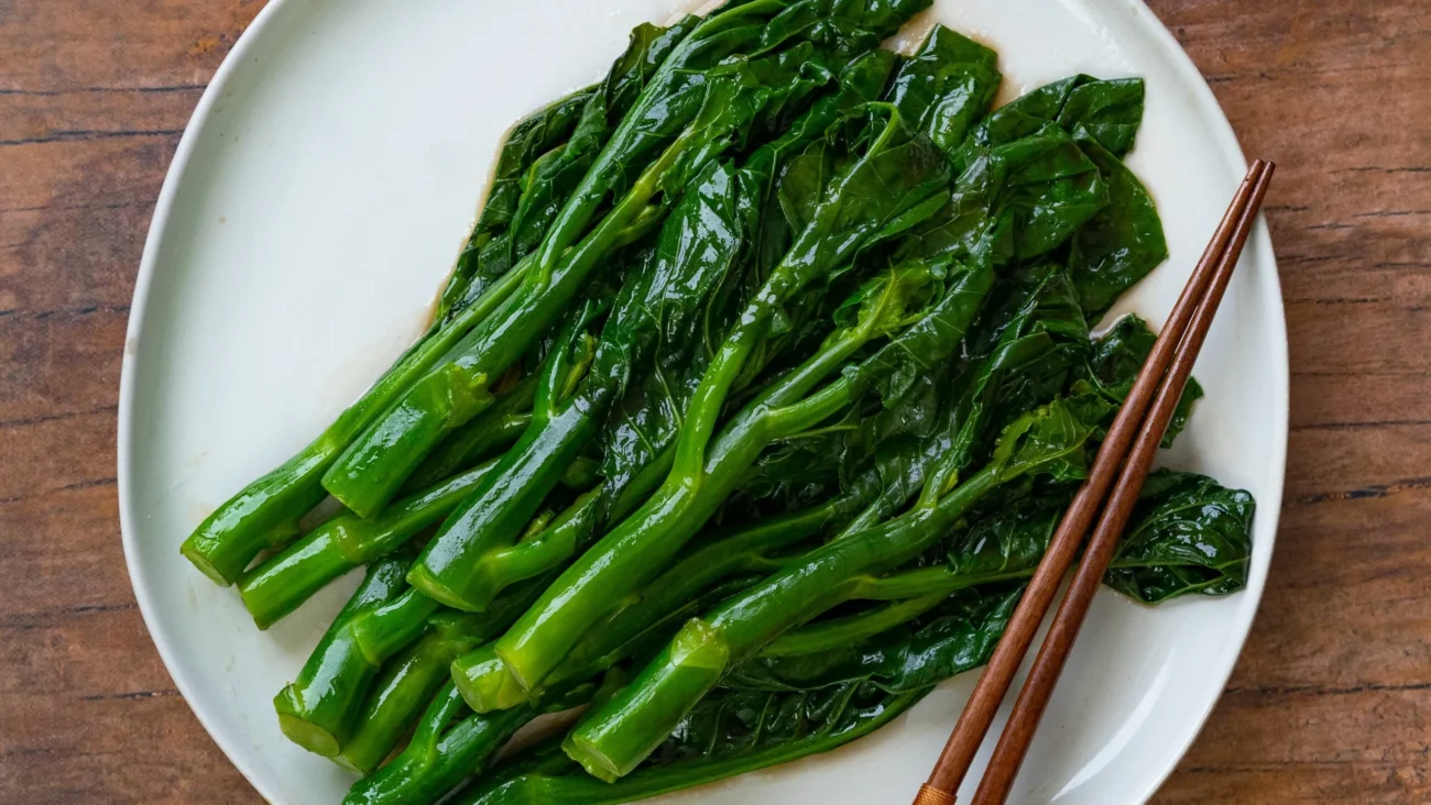 Gai Lan Chinese Broccoli With Oyster Sauce