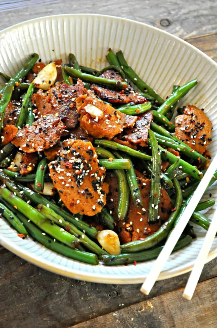 Garlic Ginger Seitan From Scratch