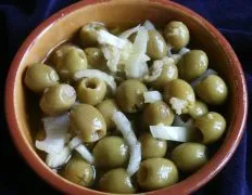Garlic Marinated Olives
