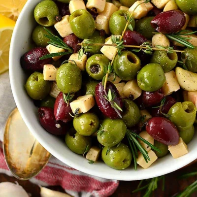 Garlic Olives